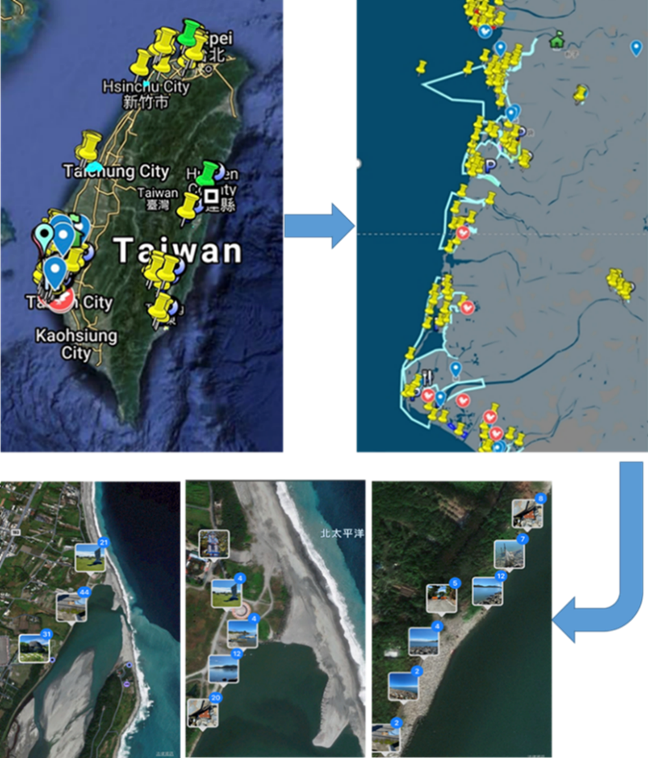 圖 5壓力源點位紀錄示意 (內政部營建署城鄉發展分署，2022)